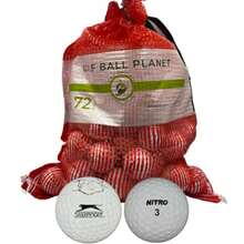 Golf Ball Planet 72 Store Line Assorted Used Recycled Golf Balls in Mesh Bag 4A/3A Condition - Blanco - Ver 8