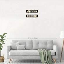 1pc, "ONE WAY" Funny Metal Tin Sign ( 15.75" X 3.94" / 40 X 10cm ), Novelty Street Sign, Home Decor, Room Decor, Wall Decor, Bathroom Decor, Bar Decor, Cafe Decor, Garage Decor,Wall Art,Canvas,Poster Gifts Birthday Graduation,Valentines Decor,Bathroom Deccor,Wall Decor,Room Decor,Bathroom Deccor,Home Decor,Wall Art,Metal Plaque,Tin Sign,Wall Plaque,Hanging Sign,Decorative Sign,Garage Sign,Bar Sign,Bathroom Sign,Novelty Plaque,Cafe Sign - 彩色 - 查看 4