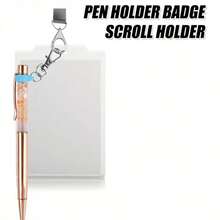 3支/6支装多色笔套，带徽章夹 - 采用硅胶和锌合金材质，配有安全口袋夹，适用于荧光笔和书写工具（不含笔），返校必备 - 多色. - 查看 7