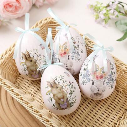 2026 New Easter Egg Foam Paper Rabbit Egg - Easter Egg Decoration - Excellent Choice To Set The Holiday Atmosphere - Suitable For Hanging In Home - Party Scenes - Add A Warm And Natural Atmosphere To Easter - Gift To Friends - Collection Gift - Holiday Gift - Birthday Gift - Gift