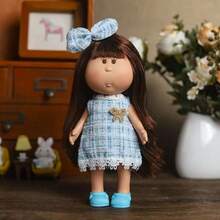 24厘米土豆娃娃米娅服装，西班牙陶瓷人偶娃娃套装，收藏娃娃换装配件礼品 - 彩色 - 查看 7