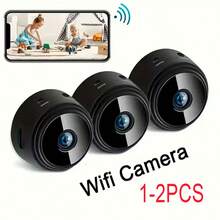 A9 WiFi Mini Camera Wireless Video Recorder, Home Security Camera, Smart Home Monitoring Camera For Pet, Indoor Surveillance Camera - Black - View 6