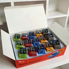 卡通汽车造型削笔器，学生学习用品翻盖式削笔器 - 套裝 - 查看 8