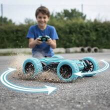 PEYMALERA Kids Remote Control Cars - Blue - View 5