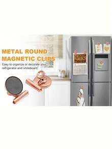 5pcs Magnetic Clips Set, Including Long Tail Clips, Bill Clips, Refrigerator Magnets, INS Style Photo Clips, Sealing Clips, Magnetic Refrigerator Stickers - Multicolor - View 9