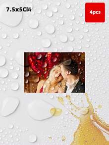 1/4/12/20 Pcs Personalized Photo Wine Bottle Labels, Customized Wedding Champagne Whiskey Stickers, Waterproof Oil-Proof Adhesive Decorative Labels, Wedding Favors For Guests - Multicolor 1 - View 18
