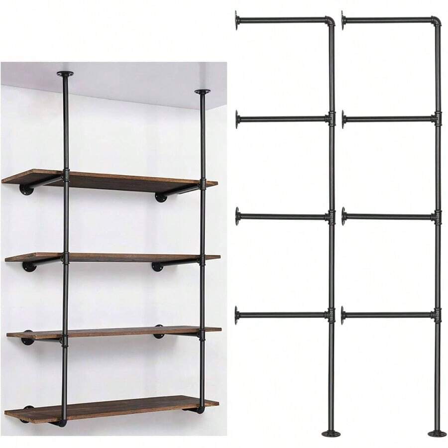 Garage Tool Storage Racks - 4-tier + Industrial - View 1