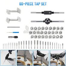 60PCS Metric/Imperial Tap And Die Set Threading Tool Bearing Alloy Steel W/ Case - A - View 1