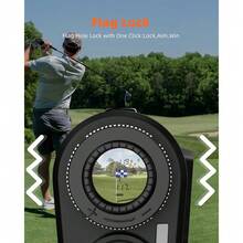 Dormie Golf Rangefinder with Slope800 Yards Laser Range Finder Golfing Aluminum Alloy Body Flag Pole Locking Vibration Slope Compensation 6X Magnification Rangefinder with Magnet - T100 Pro Blanco - Ver 5