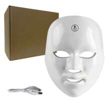 LED Light Therapy Mask, 7-Color LED Mask Light Therapy, Facial Light Therapy Device, Red Light Therapy, Suitable For All Skin Types, Facial Skin Care Tools, Red Light Mask - Multicolor - View 12