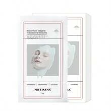 Miss Nana Mascarilla Hidratante Antiarrugas con Colágeno de Molécula Pequeña, Efecto Rejuvenecedor y Cambio de Color, Paquete de 5 Unidades: Alivia la Piel Seca, Reduce las Líneas Finas, Mejora la Elasticidad y Proporciona Hidratación Profunda - Collagen - Ver 2