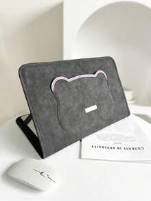 14/15,6 tums söt laptopfodral bärväska skyddande fodral - Grå - Visa 7