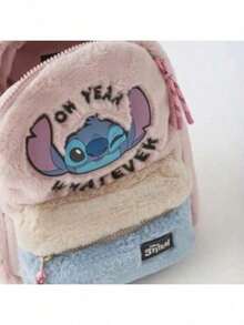 Ba lô mini nhồi bông "Lilo & Stitch", phù hợp cho nữ, túi đeo vai nhồi bông hoạt hình dễ thương với hình thêu Stitch nhấp nháy, túi du lịch ngoài trời thường ngày hình nhân vật đáng yêu, món quà sinh nhật Giáng sinh hoàn hảo cho người hâm mộ. - Nhiều màu - Xem 5