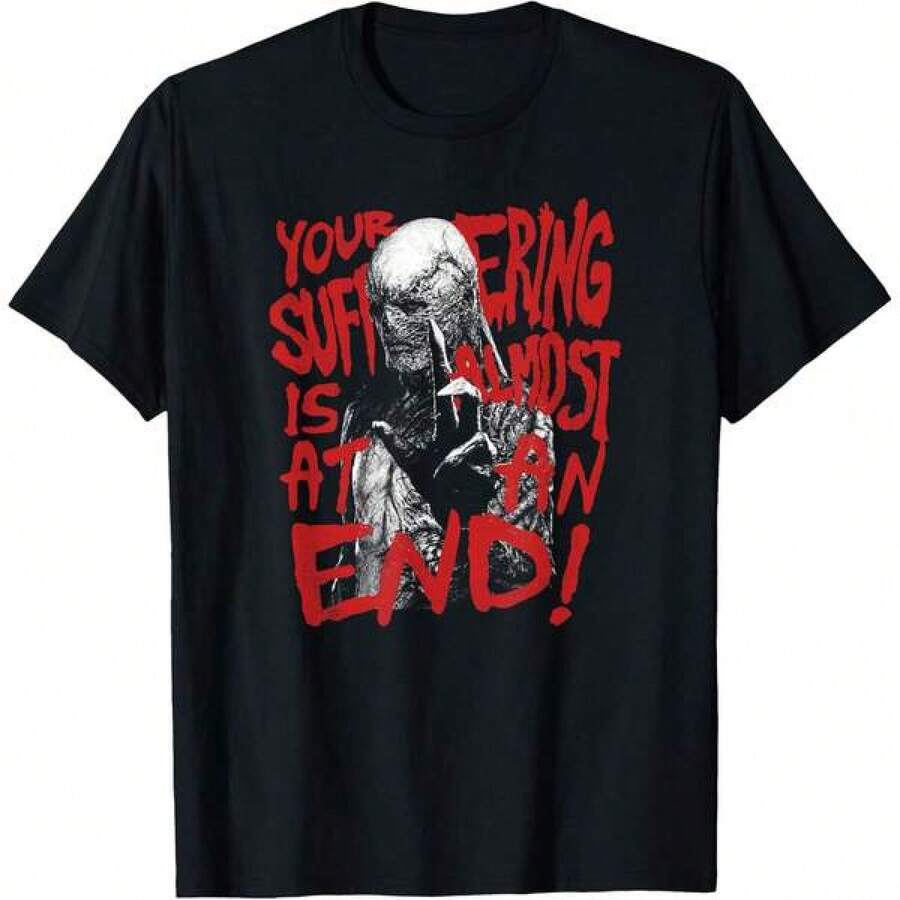 Stranger Thbcings 4 Vecna Your Suffering Is Almost At An End T-Shirt - 黑色 - 查看 1