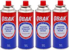 Bình gas butan QBAK 227g dùng cho bếp và lò đốt - 100% butan, tương thích với bếp nấu ăn di động, đèn pin và nhiều thiết bị khác - Bình gas dùng một lần có van, thích hợp cho bếp gas cắm trại di động hoặc bếp nấu ăn, lò nướng, đèn khò, đèn đốt gas di động. Có các gói 4/8/16/28 bình để lựa chọn. Chất lượng được đảm bảo. - QBAK CALIDAD - Xem 1