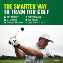 Swing Trainer Plus Golf Fitness and Training System for Strength Flexibility and Swing Power Includes 1-Year Membership and Premium Training Bar for Golf-Specific Workouts - como en la foto - Ver 7