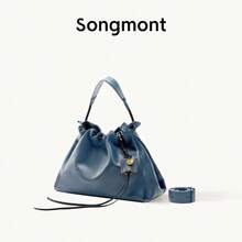 Songmont High-End Tote Bag For Daily Commuting - Sea Mist Blue Medium Spot - View 1