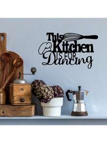 1pc Metal Iron Decor Wall Art Sign Plaque With Motivational Text, Suitable For Kitchen, Living Room, Bedroom, Office, Wall Hanging Decoration, Tabletop Accessory, Outdoor Garden Decoration - Black - View 7
