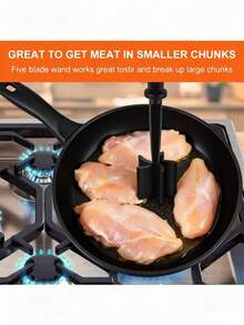 1pc Professional Grade Meat Grinder For Kitchen, High-Quality Heat-Resistant Meat Mincer Suitable For Making Burgers/Turkey/Ground Meat, Universal Type - Multicolor - View 2