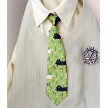 Corbata de clip con diseño de dibujos animados de moda, versátil para que los jóvenes combinen con camisas, unisex - Multicolor - Ver 10