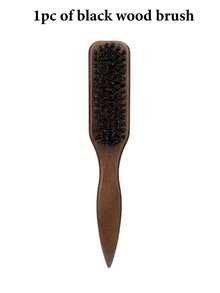 1pc Unisex Nylon & Wood Hair Brush And Beard Brush - Fragrance-Free Professional Hairstyling Brush, Suitable For Professionals To Manage Thick And Thin Hair, Hair Comb, Wood Comb, Hair Brush, Wood Brush, Hair Styling Brush, Detangling Brush, Curling Brush, Straightening Brush, Ideal Travel Essential Hair Styling Tool. - Multicolor - View 8