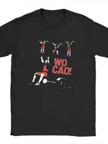 FP Weightlifter T Shirts Clothing HipHop Streetwear Graphic Tees Tops Cotton Short Sleeve Oversized T Shirts EU Si - Đen 2 - Xem 1