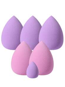 5PCS Makeup Sponges+1pc Mini Makeup Sponges - Multicolor - View 10