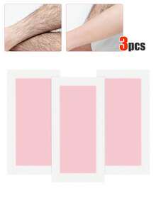 72/36/18片装绿色芦荟、玫瑰、柠檬、海蓝色脱毛蜡纸，身体脱毛蜡纸，简单温和的面部脱毛蜡纸套装，即用型面部眉毛、唇毛、胡须、脸颊脱毛小蜡纸 - 彩色 - 查看 10