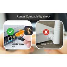 ALFA APA-M25-6E Tri-Band 2.4 GHz/5 GHz/6E alta ganancia direccional 10 dBi Interior RP-SMA Antena de panel - Rojo - Ver 8