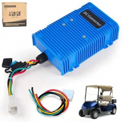 10L0L Golf Cart Voltage Reducer Universal DC Step Down Converter Regulator Transformer 30 Amp 360 Watt 36V/48V to 12V Compatible with  Club Car EZGO Golf Cart