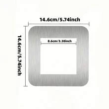 Bộ 1/2/4 tấm ốp công tắc vuông, bảo vệ công tắc bằng khung kim loại tự dính, không cần đấu dây, phù hợp với các công tắc tiêu chuẩn, miếng dán trang trí tường nhà, dễ dàng lắp đặt và tháo gỡ mà không gây hư hại. - A - Xem 13