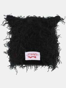 1pc Letter Casual Acrylic Embroidered Beanie Hat - Multicolor - View 8