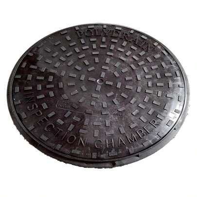 Polydrain Inspection Chamber Manhole Round Plastic Cover/Frame 450mm