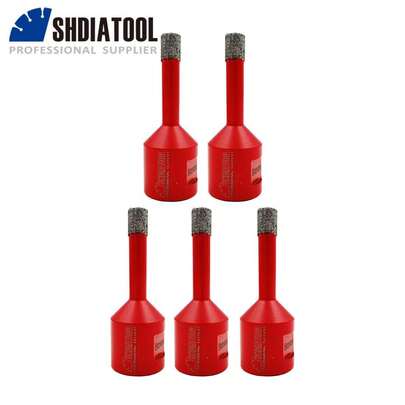 5x Ø8mm Diamond Core Drill Bit M14 Grinder Hole Saw Cutter For Porcelain Tile