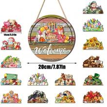 15-In-1 Interchangeable Wooden Welcome Sign, Suitable For Eid And 15 Holidays - Multicolor - View 10