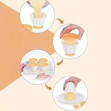 2pcs/4pcs/8pcs Pudding Mousse Cake Mold, Jelly Pudding/Egg Tart Mold, Cake Mold, Lotus Root Steamed Cake Mold, DIY Fruit Baking Mold. Suitable For Making Jelly, Milk Jelly, Cream Pudding And Chocolate Desserts. - Multicolor - View 3