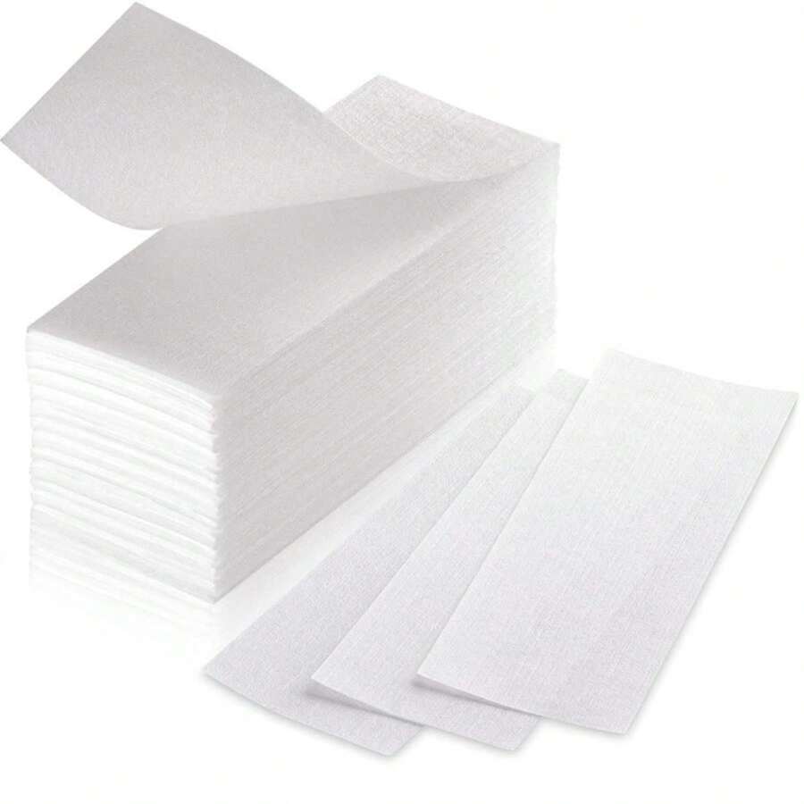 150 Wax Strips For Hair Removal \U2013 Extra-Large Non-Woven Strips For Legs, Arms, Back &Amp; Body \U2013 Works With All Soft Waxes \U2013 Salon &Amp; Home Use - ColorA - 查看 1