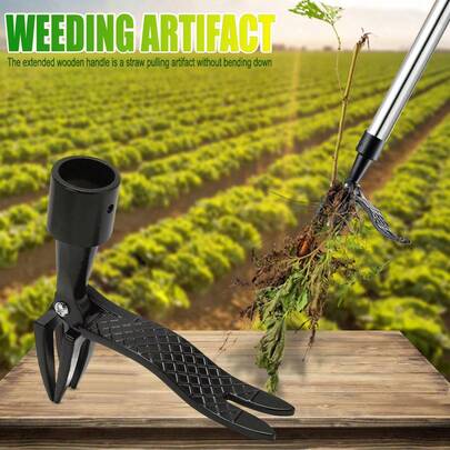 Weeding Claw, Creative Weeding Tool, Portable Garden Weeder With Foot Pedal, Detachable, Ergonomic Design, Time And Effort Saving, An Excellent Outdoor Weeding Tool (Requires Separate Installation Of Handle Before Use)