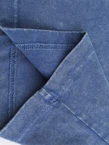 Retro Vintage Golf Masters Graphic T Shirts, (230g 100 Percent Cotton T-Shirt), Fashionable Vintage Washed Men's Cotton T-Shirt, A Perfect Surprise Gift For Family And Friends, Dropped Shoulder Design, Round Neck, Male And Female T-Shirt, Men's Summer T-Shirt, Holiday Gift, Ideal Present. - 霧霾藍 - 查看 3