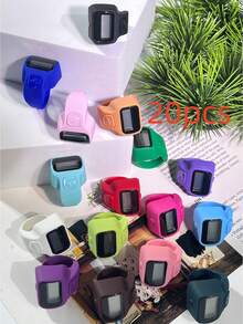Silicone Finger Counter, Portable Ring-Shaped Tally Counter, Counting Device - Multicolor - View 16