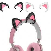 通用耳机猫耳装饰，蓝牙耳机配件，耳机猫耳套装 - 白色 - 查看 6