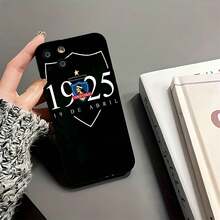 Emblema del Colo-Colo con fecha y nombre del equipo. Esta elegante funda es compatible con Samsung, Apple, OPPO, , etc. Fabricada en TPU flexible, resistente a golpes y arañazos, ofrece una excelente protección contra caídas y un agarre cómodo. Es un regalo ideal para familiares, amigos y seres queridos, y una opción perfecta para festivales. - Negro - Ver 6