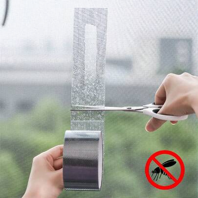 Selbstklebender Mesh-Flicken zur Fensterscreenreparatur, Moskitonetz-Lochflicker