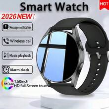 2026 New High-Definition Smart Watch - Unisex - Wireless Calling/Messaging, Multiple Sports Modes, Remote Photography, Fitness Tracker, Compatible With IOS And Android, USB Charging, Smart Connection, Fashionable Design, Clear Screen Display, Suitable For Daily Wear - Multicolor - View 14