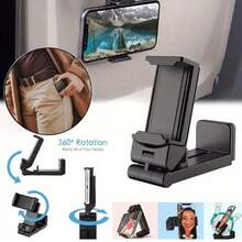 Foldable Mobile Phone Mount Holder Clip Extend Clamp For Desktop/Car/Train/Plane - VariantValue - View 6