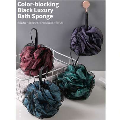 Bông tắm lưới mềm mại, bông xốp, cỡ lớn, chất lượng cao, hai màu mới, dành cho người lớn.