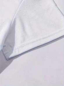 INXS Women's Casual Printed T-Shirt - "Never Separate" Distressed Letter Design, White Round Neck Short Sleeved Top, All Season Washable And Comfortable, Vintage Printed Shirt, Casual And Loose - 白色 - 查看 4