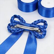 24 Yards Satin Ribbon, 4cm Wide, Woven Edge Ribbon, DIY Material For Wedding, Gift Box Packaging Decoration, Suitable For Various Party Decorations, Handmade Bow, Rose, Bridal Bouquet, Floral Arrangement, Clothing Sewing Accessory, Polyester Satin Ribbon - SH40 - View 5