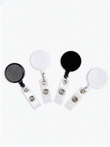 20/10/12件/套 可伸缩证件夹，竖式身份证夹，带夹子，带名片夹 - 易拉扣+卡套 - 查看 4