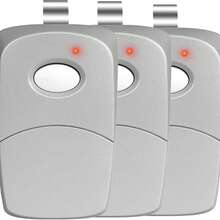 3-Way DIP Switch Door Opener, Multi-Way Garage Door Opener, Remote 300MHz, Easy To Install On Car Sun Visors. - Silver - View 5